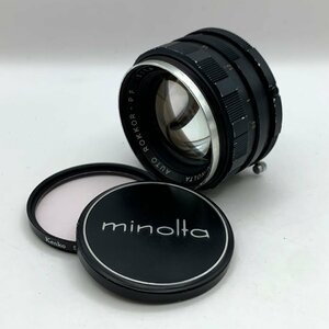 MINOLTA/ミノルタ/AUTO/ROKKOR-PF/58mm/F1.4/レンズ/MF/マニュアルフォーカス/一眼カメラ用/オールドレンズ/ジャンク/I146