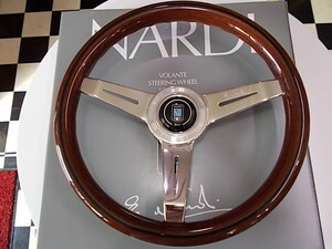 NARDI　ナルディ Classic　N３４0　ウッド＆ポリッシュスポーク ３４０mm　送料無料