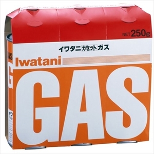 まとめ得 イワタニ カセットガス オレンジ 3本組 CB-250-OR 　 岩谷産業 　 着火剤 x [3個] /h