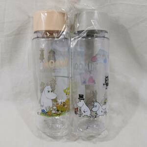 2個セット 未使用 ムーミン MOOMIN クリアボトル 水筒