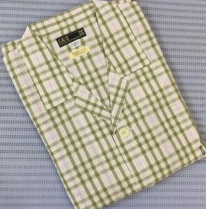 ◆新品★４割引き◆DAKS・紳士用・長袖パジャマ★綿1００％・サッカー地・Mサイズ★パンツ、前開きあり◆日本製★送料５２０円