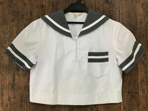 ss_0372y ★定形外 配送★ to_ 熊本県 八代市立第一中学 夏服 半袖 指定セーラー服 サイズL程度 abonne ecole MITSUTA ミツタ 製　女子制服