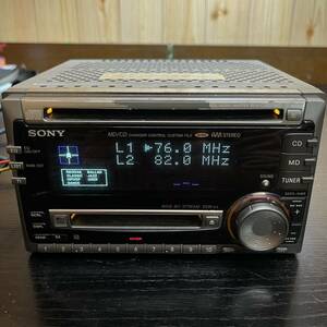 カーステレオ SONY WX-C800MD CD MD FM/AM プレーヤー レシーバー 本体