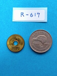 外国コイン　ニュージーランド　(Rー６１７)　古銭　フローリン硬貨　１９４９年