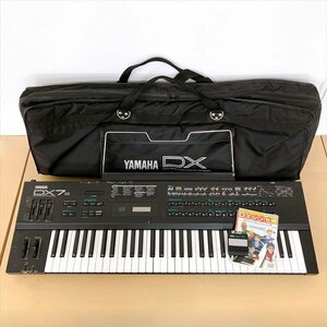 463*YAMAHA ヤマハ DX7s シンセサイザー キーボード DX7s用DATA ROM アルゴリズム入門書 ソフトケース付き ジャンク品