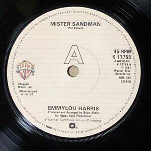 Emmylou Harris / Mister Sandman UK Orig 7
