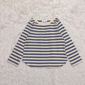 【送料無料】quotiusefith　フィス　長袖　ロンT　100cm　ボーダー　キッズ　子供服