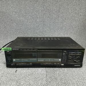 MYM5-32 激安 KENWOOD KX-66CW STEREO CASSETTE DECK カセットデッキ ケンウッド 通電OK 中古現状品 ※3回再出品で処分