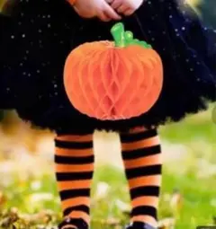 飾り ペーパーかぼちゃ ハニカムボール10個セット クリスマス 装飾