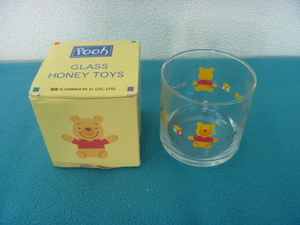 ●ディズニー　くまのプーさん　グラス　Pooh GLASS HONEY TOYS　　　1客