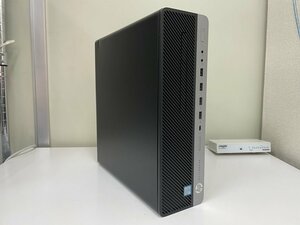 【BIOS起動確認済み／中古】EliteDesk 800 G4 SFF（Core i7-8700, RAM 8GB, SSD/HDD無し[OS無し]）★本体＋ACケーブル