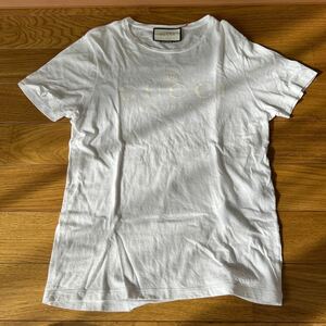 【USED】GUCCI グッチ Tシャツ 白半袖 Mサイズ