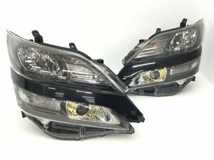 1円スタート！20 ヴェルファイア 2.4Z 後期 純正 HID ゴールデンアイズ ヘッドライト 左右セット ICHIKOH 58-23 　　 2400226　 2I2-1 林