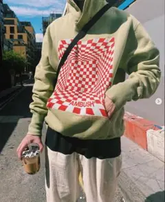 AMBUSH illusion hoodie パーカー グリーン