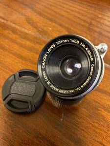 【ライカLマウント】CANON キャノン 35mm F2 単焦点 広角レンズ カメラ
