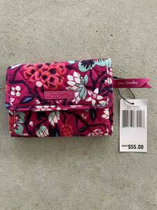 【Vera Bradley】euro walletヴェラブラッドリー　財布 ピンク