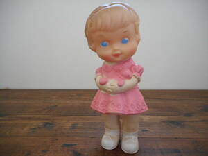 レア ビンテージ 1962 THE EDWARD MOBLEY アメリカ エドワード モブレイ ラバードール 女の子 ソフビ フィギュア 人形 / ハンガーフォード