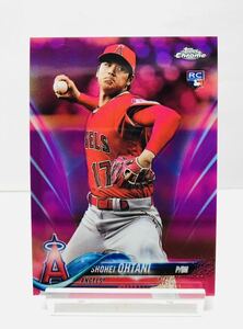 大谷翔平 2018 Topps Chrome Update Series Shohei Ohtani Pink Refractor #HMT1 RC ピンク ルーキー