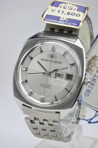☆☆☆奇跡未使用品 1970年代 ORIENT AAA DELUXE SWIMMER ２７石 自動巻紳士腕時計 タグ付き デッドストック