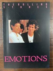 ♪♪【1989年初版】ザ・ローリングストーンズ 写真集 EMOTIONS 北米ツアー JAM出版 ゆうパケット発送♪♪