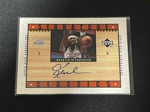 Quentin RIchardson【2002 Upper Deck Generations】Auto