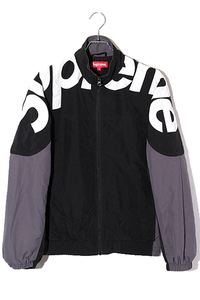 19AW Supreme シュプリーム SIZE:S Shoulder Logo Track Jacket ショルダーロゴ トラックジャケット Black ブラック /● メンズ