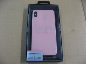 IO DATA(アイオーデータ) iPhone XS Max 6.5インチ用 ガラス+TPU+アルミ複合素材ケース ピンク BKS-IP18LTGGAPN