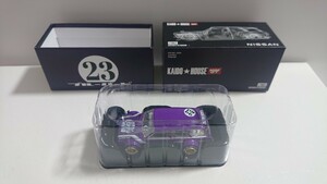 金リム チェイス chase mini GT KAIDO HOUSE Datsun KAIDO 510 WAGON CARBON FIBER V1 KHMG062 1/64 日産 ダットサン ブルーバード ワゴン