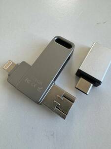 Qarfee USBメモリ iPhone フラッシュドライブ 128GB