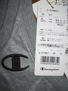 定価約19000円 本物 DRESSCAMP ドレスキャンプ × チャンピオン シルバー 箔 タンクトップ S 44