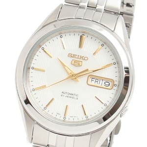 セイコー SEIKO 腕時計 メンズ SNKL17K1 セイコー5 SEIKO 5 自動巻き ホワイト シルバー ホワイト