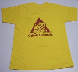 cafe de colombia カフェドコロンビア　未使用　Tシャツ　 ロゴ