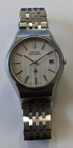 セイコー　SEIKO　KIING QUARTS キングクォーツ　腕時計　メンズ　0852-8000　中古品　動作未確認　