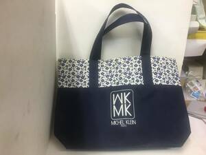 トートバッグ　鞄　紺　青　カバン　MK　MICHEL KLEIN ミッシェルクラン