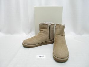 KB-2【未使用・箱入】アグUGG■アブリ―ミニABREE MINI 22.0cm/US5 ベージュ 1016548 W■ショートブーツ/ムートン/長期保管品