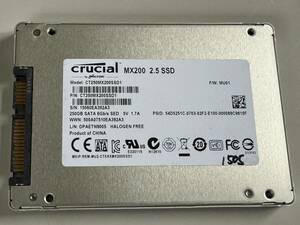 CRUCIAL SSD 250GB【動作確認済み】1505