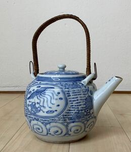（1295M）時代　茶道具　染付　骨董　煎茶道具 急須 水注