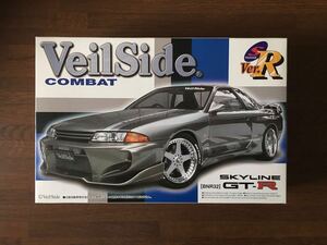 アオシマ 1/24 ヴェイルサイド R32 GT-R コンバットモデル Sパッケージ バージョンR VeilSide COMBAT SKYLINE GT-R BNR32 スカイライン