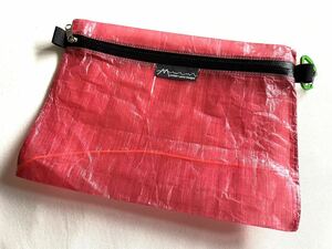 Mountain Laurel Designs DCF ZIP POUCHES RED マウンテンローレルデザイン　ポーチ　登山　トレラン　UL　ハイク　山と道　軽量