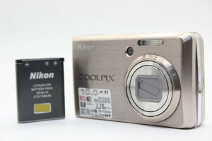【返品保証】 ニコン Nikon Coolpix S600 Nikkor 4x バッテリー付き コンパクトデジタルカメラ s4891