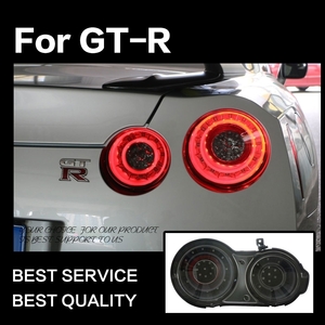 テールライト R35 GT-R テールランプ LED GTR レッド VR38DETT 日産 AOKEDING