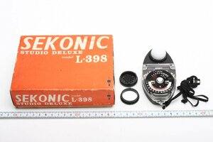 ※ セコニック SEKONIC 露出計 STUDIO DELUXE L-398 箱付 u0166