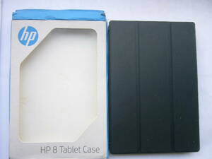未使用 /タブレットケース「HP 8 Tablet Case」/ジャンク（ケースうら：ねばつき 透明プラフィルムはってあり）