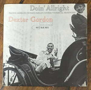 極美! US BLUE NOTE BLP 4077 完全オリジナル Doin’ Allright / Dexter Gordon 63rd/RVG/EAR