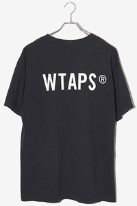 2022SS WTAPS ダブルタップス STANDART / SS / COTTON スタンダード コットン プリント 半袖Tシャツ 2 BLACK ブラック 221ATDT-STM10S /●