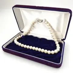 パール 真珠 1854 ネックレス アクセサリー SILVER 総重量60ｇ