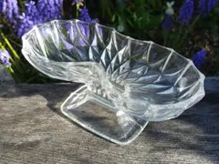未使用　珍しい形　氷コップ　昭和レトロ　ガラス　骨董　古玩　中国　アンティーク