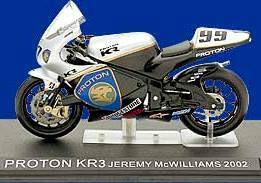 ■即決 ixo 1/24【PROTON KR3　ジェレミー・マクウィリアムズ 2002】チャンピオン・バイク・コレクション No.40