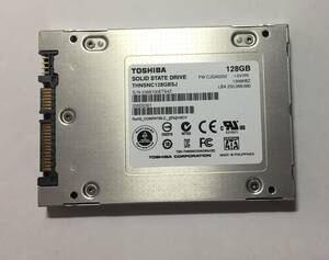 【修理部品 パーツ】 TOSHIBA SSD 128GB THNSNC128GBSJ 9.5mm厚 SATA 中古 正常動作品