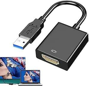 Batone【2023 新型改良型 5Gbps高速伝送】 HDMI USB 変換2.0 ケーブル 1080p インストールが簡